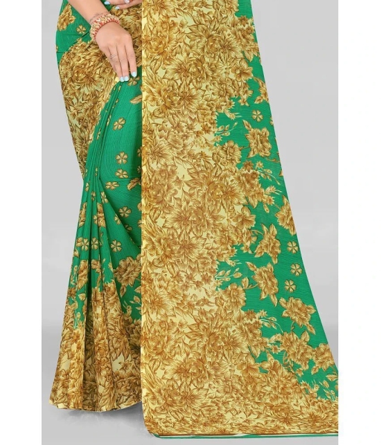 LEELAVATI - Multicolor Georgette Saree With Blouse Piece ( Pack of 1 ) - Multicolor