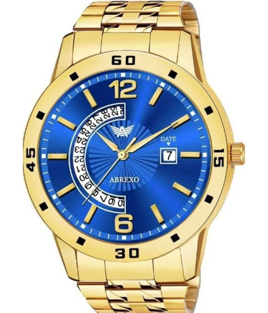 Abrexo Gold Stainless Steel Analog Mens Watch