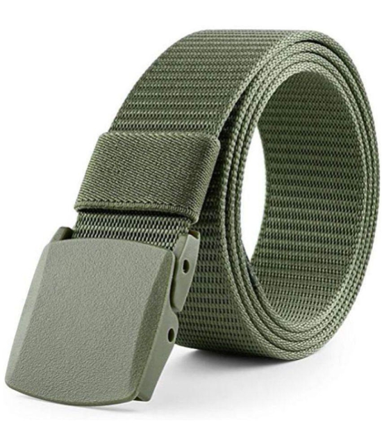 SUNTAP - Green Nylon Mens Casual Belt ( Pack of 1 ) - None