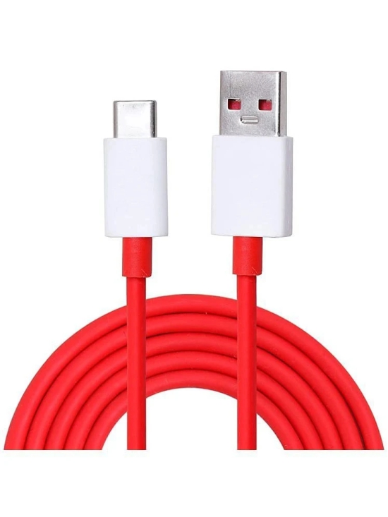 Tecsox Red 5 A Type C Cable 1 Meter - Red