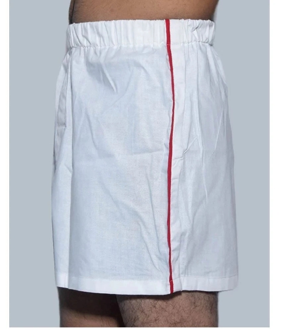 DESHBANDHU DBK - White Cotton Mens Boy Shorts ( Pack of 1 ) - None