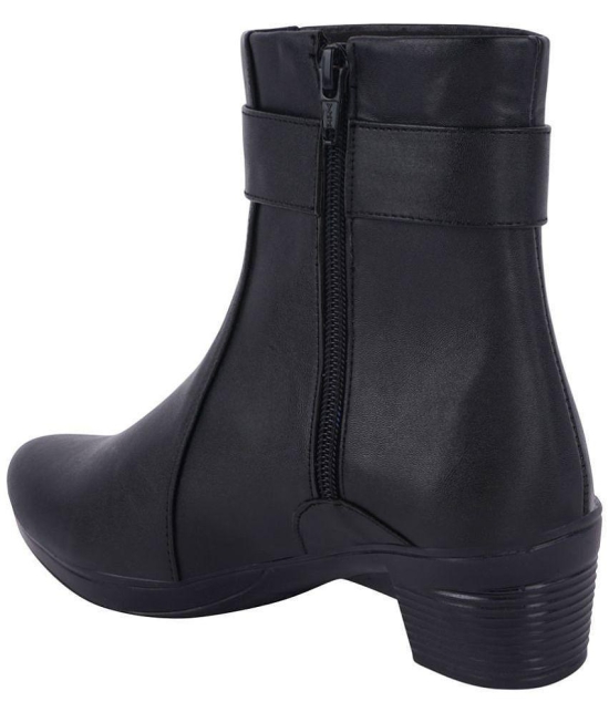 Shoetopia - Black Women''s Ankle Length Boots - None