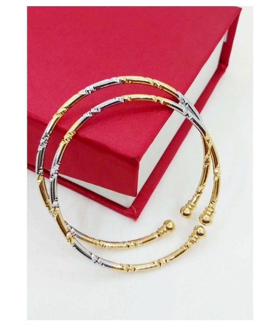 Gilher Daily Wear Adjustable Bangle Pair For Women And Girl - None