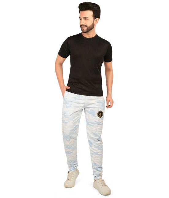 Neo Garments Light Blue Cotton Mens Joggers ( Pack of 1 ) - None