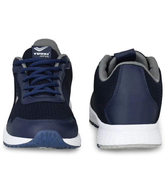 YUUKI - VELOCITY II Navy Mens Sports Running Shoes - None