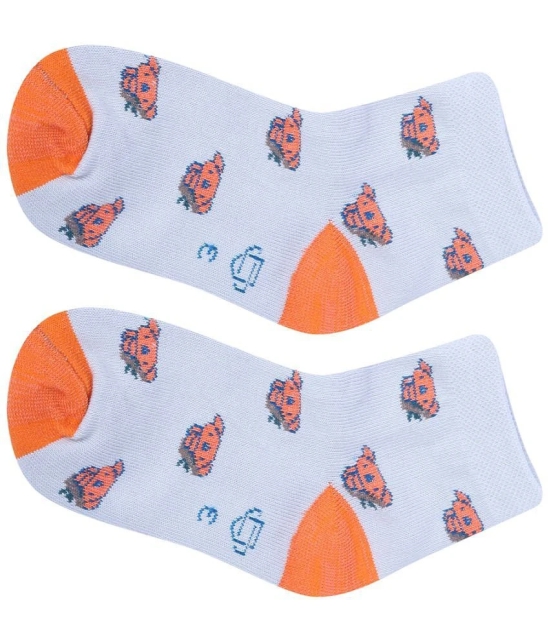 Dollar Multicolor Cotton Blend Boys Ankle Length Socks ( Pack of 5 ) - 5-6 years