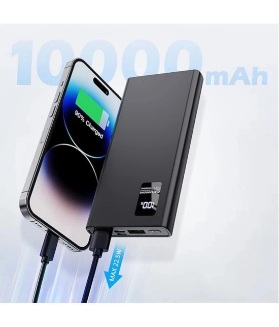 DIGIMATE 10000 -mAh 22.5W Li-Polymer Power Bank - Black