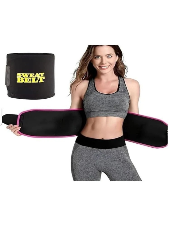 HORSE FIT Tummy Trimmer Double Spring with Sweat Slim Belt Combo Weight Loss, Belly Fat Burner, Fitness Equipment for Men & Women Home Gym-Abs Exerciser-Slim Belt - Assorted