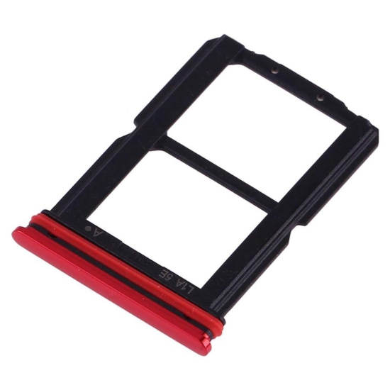 SIM Card Holder Tray For Oneplus 7 : Red