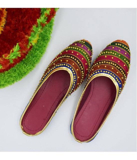 Anjaneya Creations - Multi Color Women''s Mules - None