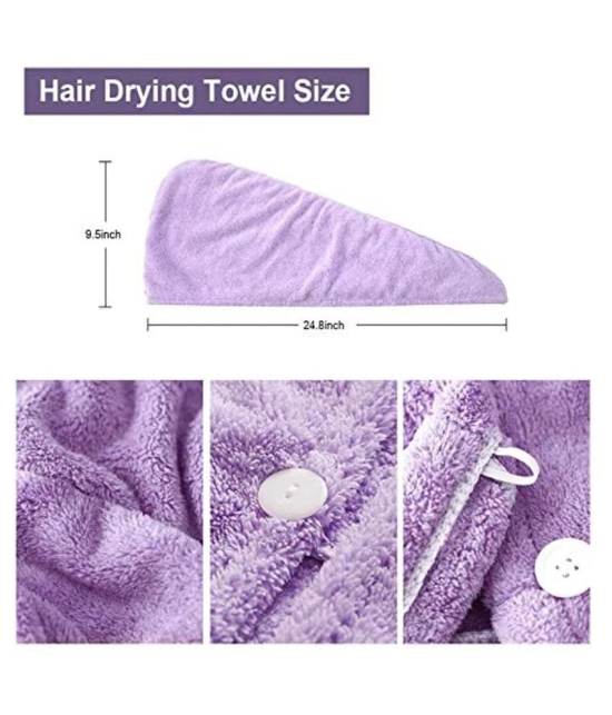 GLOBLE ENTERPRISE SET OF 4 Hair Towel Wrap Absorbent Towel Hair-Drying Quick Dry Showe0r Caps Bathrobe Magic Hair Warp Towel Super Quick-Drying Microfiber Bath Towel Hair Dry Cap Salon Towel