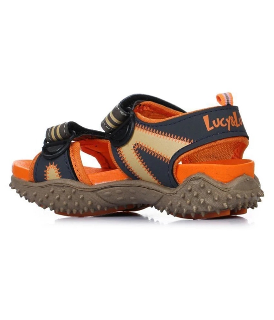 Lucy & Luke By Liberty BEN-10_Orange Kids Casual Sandal - None