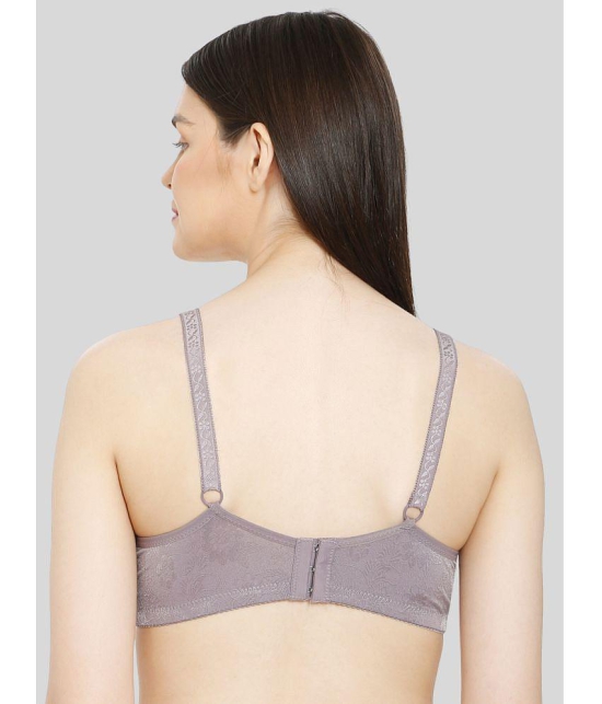 ILRASO - Purple Cotton Blend Lightly Padded Women's T-Shirt Bra ( Pack of 1 ) - None