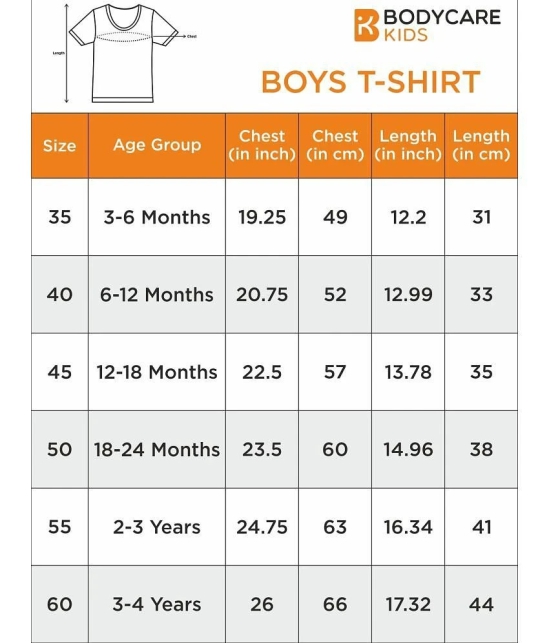 Bodycare Multi Baby Boy T-Shirt ( Pack of 1 ) - None