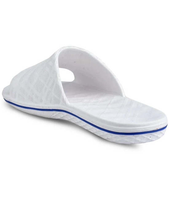 Paragon White Mens Slide Flip Flop - None