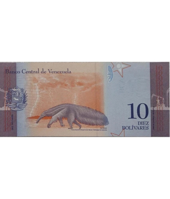 Hop n Shop - Venezuela 10 Diez Bolivares Gem UNC 1 Paper currency & Bank notes