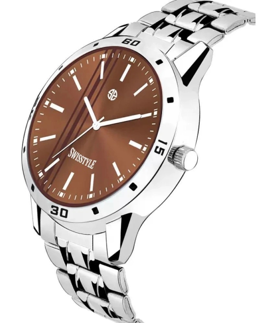 Swisstyle Silver Stainless Steel Analog Mens Watch