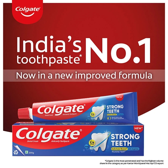 Colgate Strong Teeth Anticavity Toothpaste, 100 gm