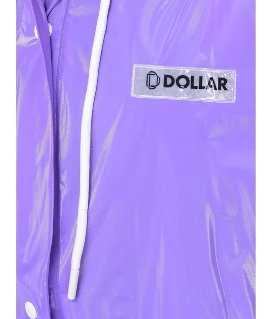 Dollar Rainguard Kids PVC Full Sleeve Solid Raincoat With Adjustable Hood and Pocket - None