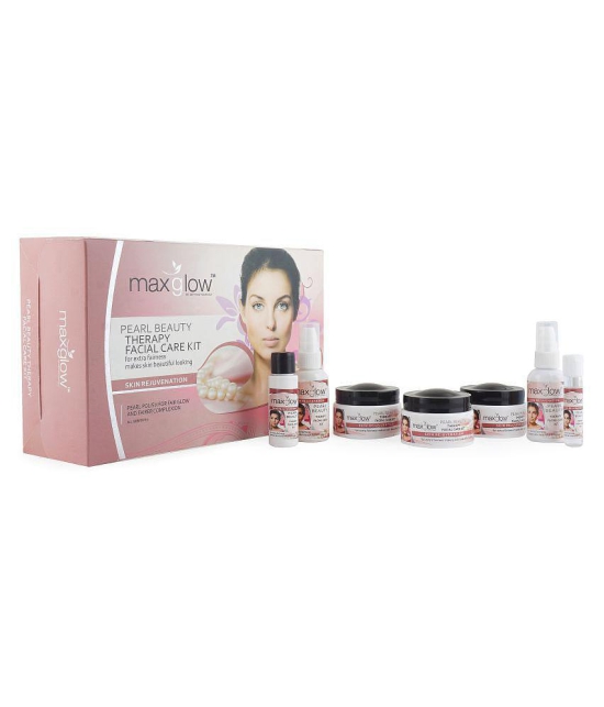 MaxGlow PEARL BEAUTY THERAPY FACIAL CARE KIT Facial Kit 330gm gm Pack of 7