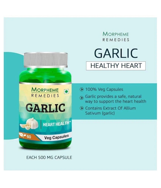 Morpheme Remedies Garlic 500 mg - 60 Veg Capsules