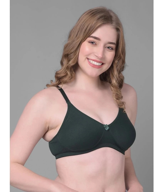 Dollar Missy Green Cotton Non Padded Womens T-Shirt Bra ( Pack of 1 ) - None