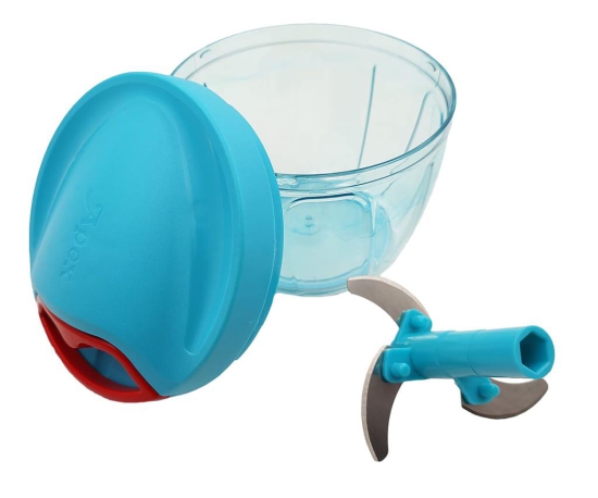 Humaira Easy Chopper Handy Vegetable Chopper with 3 Blade, 750 ml Container