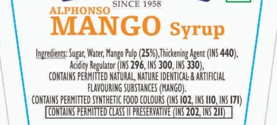 Malas Alphanso Mango Syrup 750ml Pet Bottle