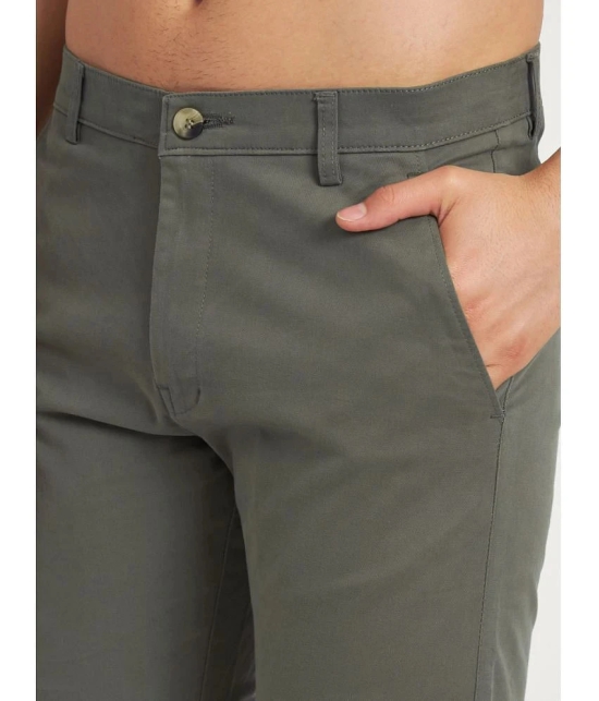 RAGZO Regular Flat Mens Chinos - Olive Green ( Pack of 1 ) - None