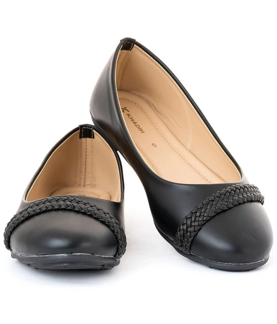 Khadims - Black Womens Casual Ballerinas - None