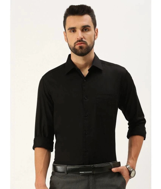 IVOC - Black 100% Cotton Slim Fit Mens Casual Shirt ( Pack of 1 ) - None