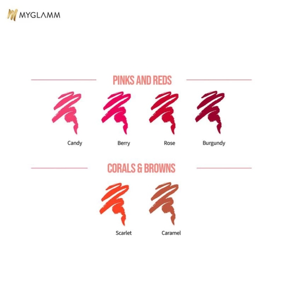 MyGlamm Define It Lip Liner - Rose (Red Shade) | Creamy, Matte Finish, Long Lasting Lip Liner with Rosehip Oil