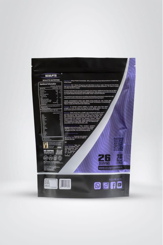 Sculpts Nutrition Raw Whey 2lbs