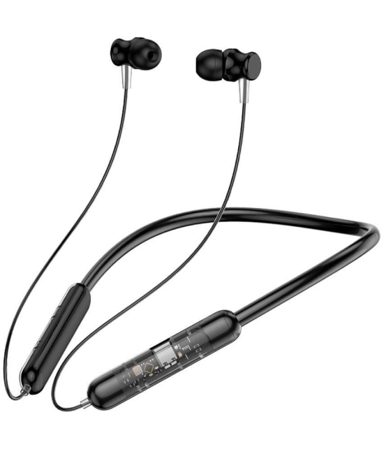 Tecsox In-the-ear Bluetooth Headset with Upto 30h Talktime Deep Bass - Black - Black