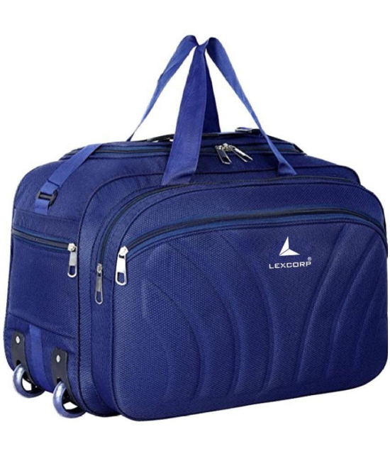 LEXCORP - Blue Polyester Duffle Bag - Onesize