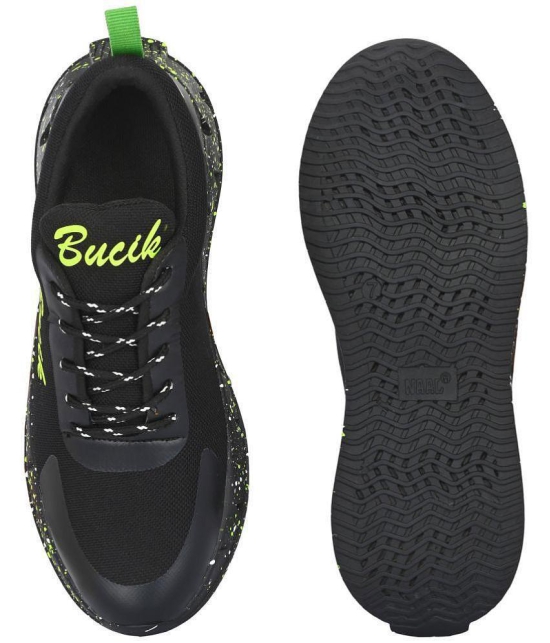 Bucik - Sports Running Shoes Black Mens Sports Running Shoes - None