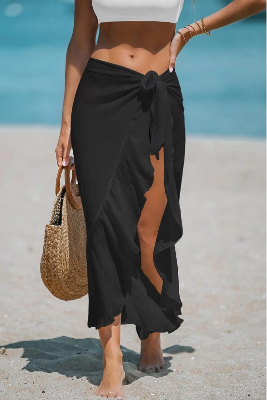 Side Tie Knot Beach Sarong-Free Size