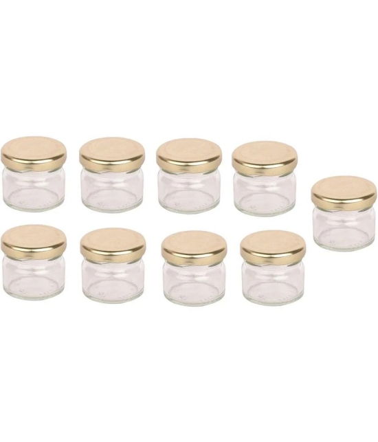 Somil Glass Container Jar Glass Transparent Utility Container ( Set of 9 ) - Transparent