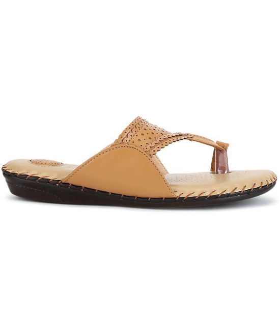 ORTHO JOY - Beige Women's Flats - None