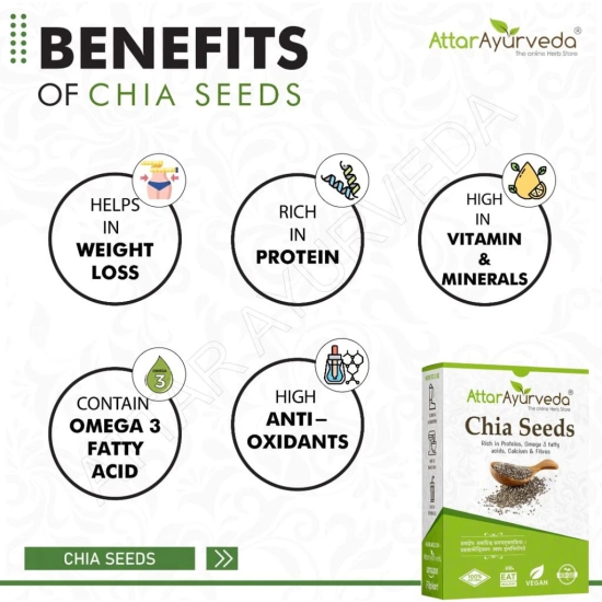 Attar Ayurveda Chia Seeds 250 gm