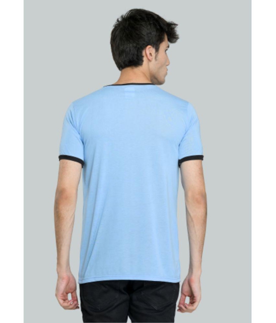 LEEBONEE - Blue Cotton Blend Regular Fit Men's T-Shirt ( Pack of 1 ) - None