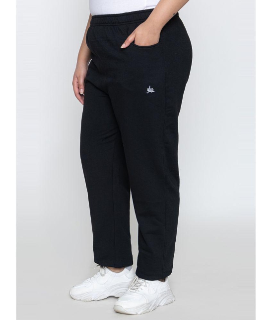 YHA - Black Fleece Womens Running Trackpants ( Pack of 1 ) - None