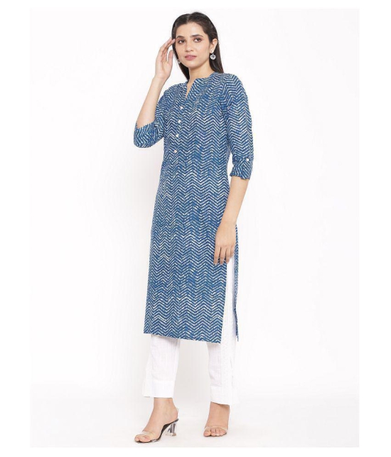 FabbibaPrints Cotton Kurti With Pants - Stitched Suit - XL