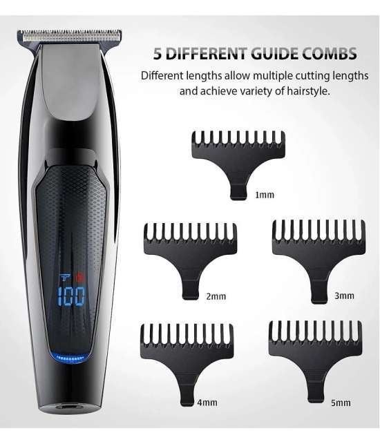 geemy DIGITAL SCREEN Multicolor Cordless Beard Trimmer With 60 minutes Runtime