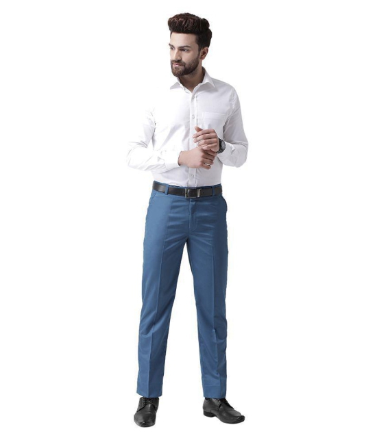 Hangup Blue Regular -Fit Trousers - None