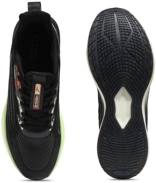 Action Sports Running Shoes Black Mens Sports Running Shoes - None