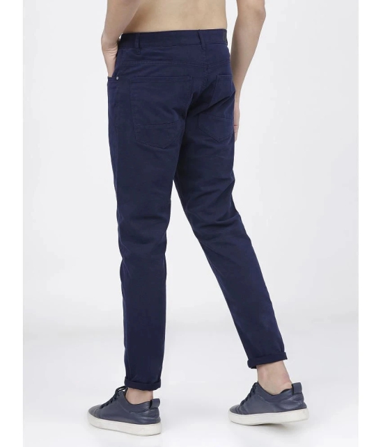 Ketch Tapered Flat Mens Chinos - Navy Blue ( Pack of 1 ) - None