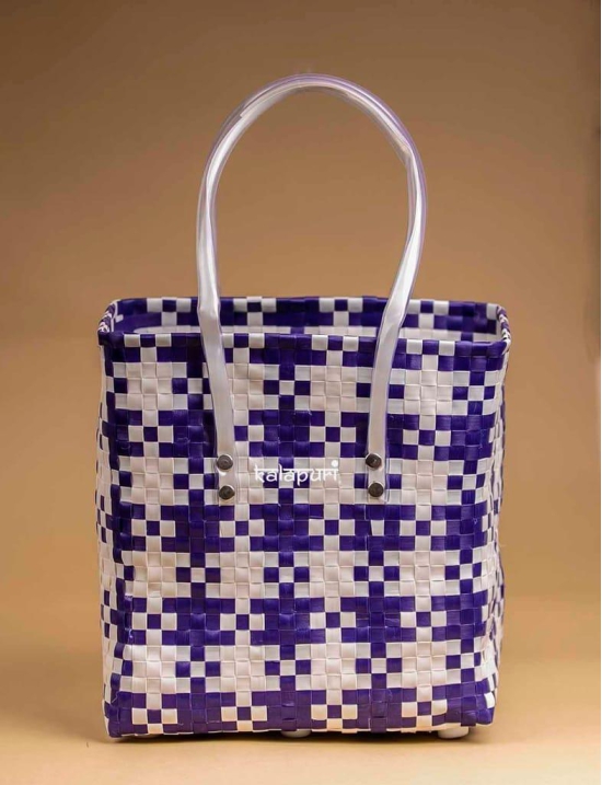 Durable Blue & White Basket