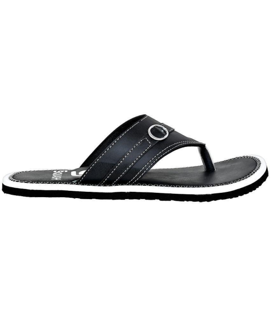 Squash - Black Men's Thong Flip Flop - None