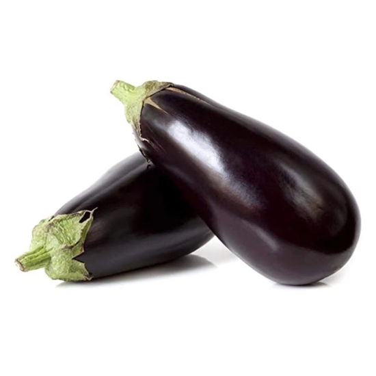 Namdhari Brinjal Black Big, 1 Kg